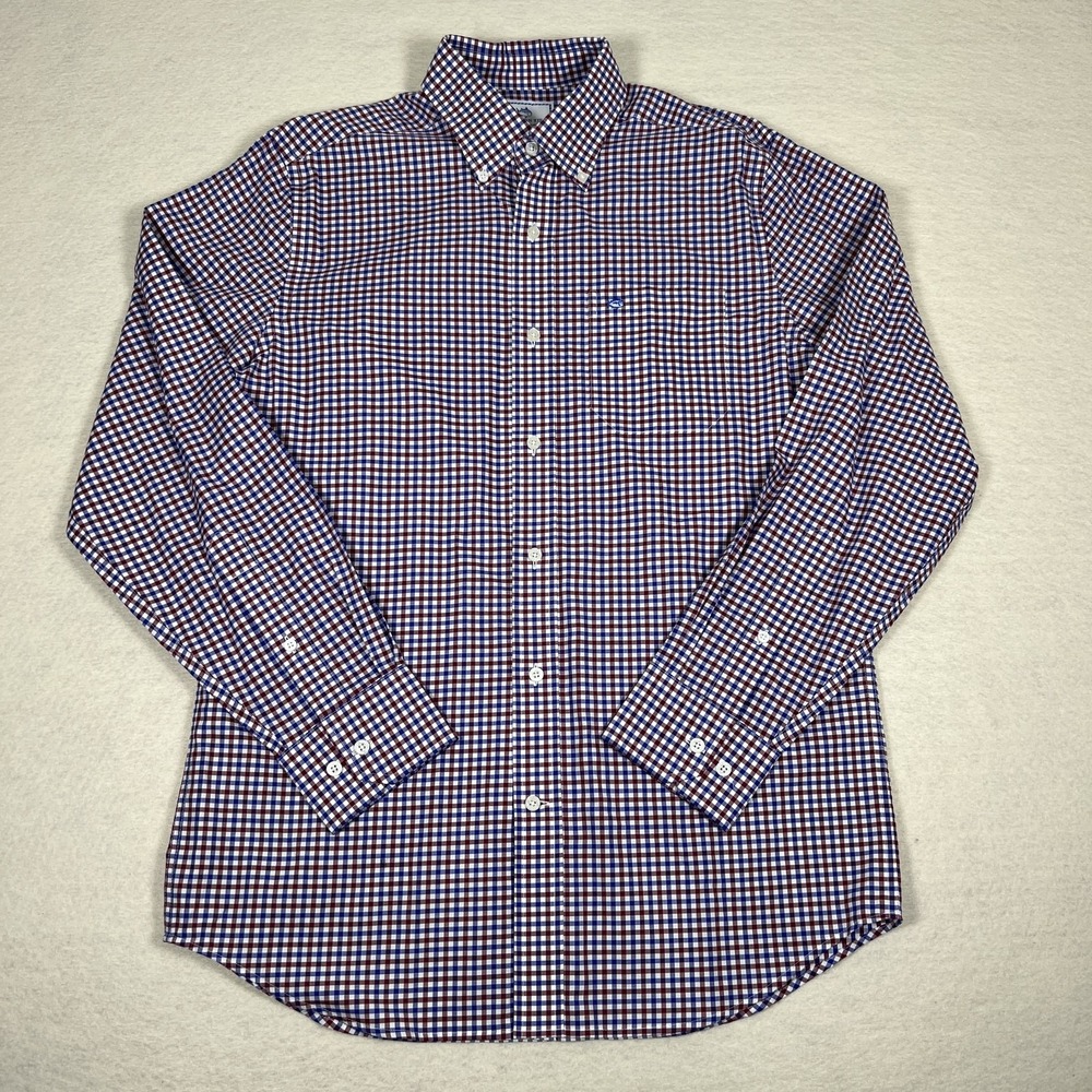 Southern Tide Shirt Mens Small Plaid Classic Fit Button Down Casual Preppy